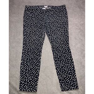 Vineyard Vines Navy & White Polka‎ Dot Corduroy Pants Women's Sz 36x27